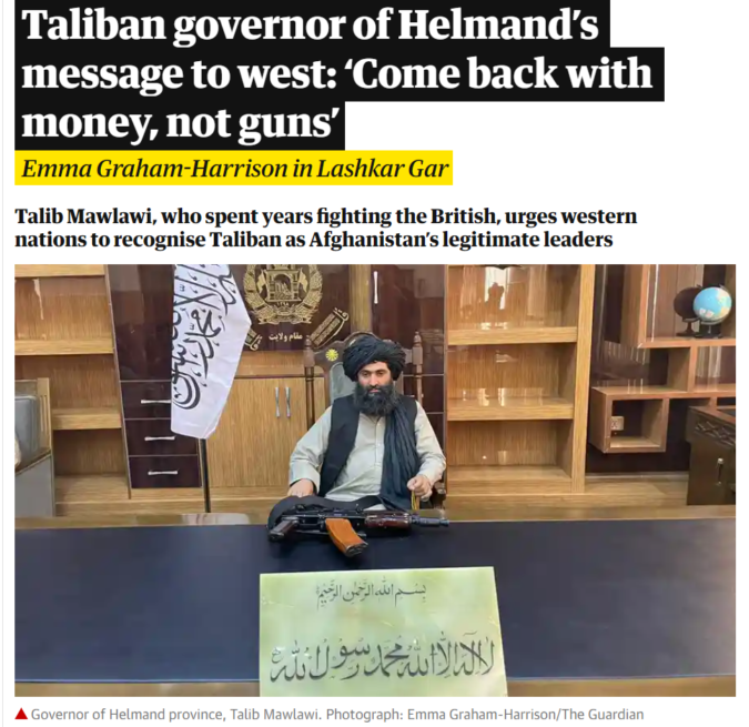 Talib Mawlawi, Taliban, Afghánistán
